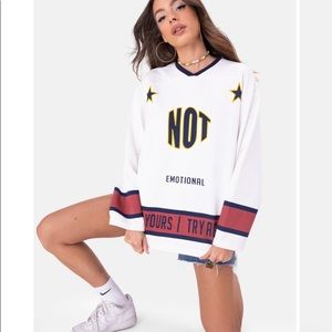 NEW!!! Oversized Hockey style graphic sweatshirt
